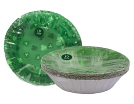Wholesale St Patricks Day Paper bowls 16.5cm 10pk Wholesale St Patricks Day Paper bowls 16.5cm 10pk