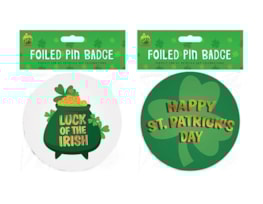Wholesale St. Patrick's Day Foiled Pin Ba