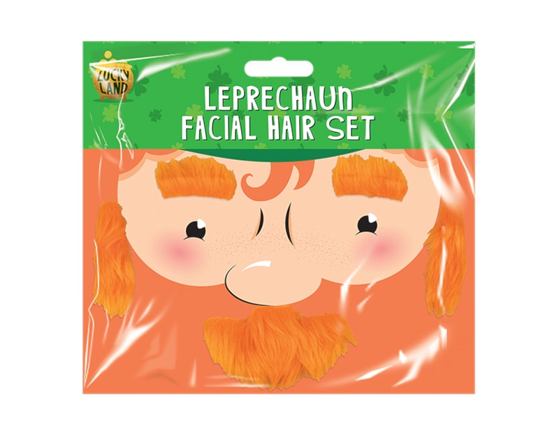 Wholesale St Patrick's Day Leprechaun Facial Hair Set | Gem imports Wholesale St Patrick's Day Leprechaun Facial Hair Set | Gem imports