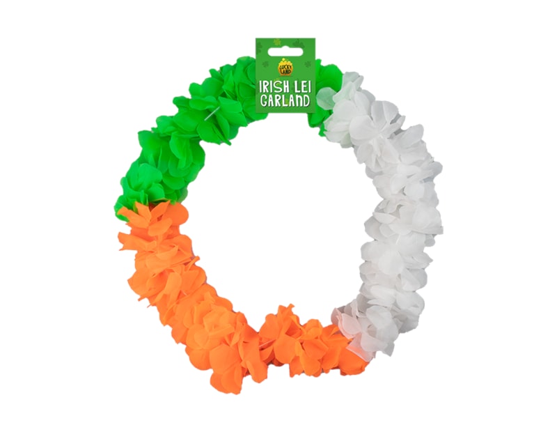 Wholesale Irish Tricolour Lei Garland Wholesale Irish Tricolour Lei Garland