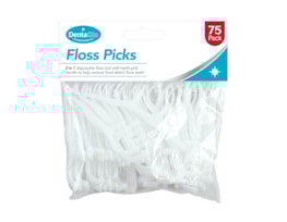 Wholesale Dental Floss Toothpicks Dental Floss Toothpicks - 75 Pack