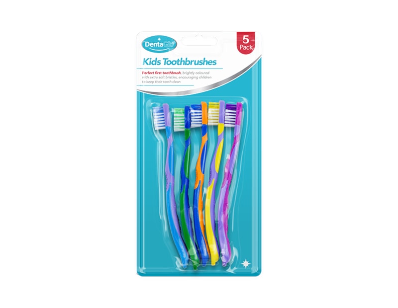Wholesale Childrens Toothbrushes Childrens Toothbrushes - 5 Pack