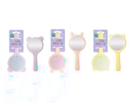 Wholesale Animal Shaped Hairbrush with Mirror 16.5cm Wholesale Animal Shaped Hairbrush with Mirror 16.5cm