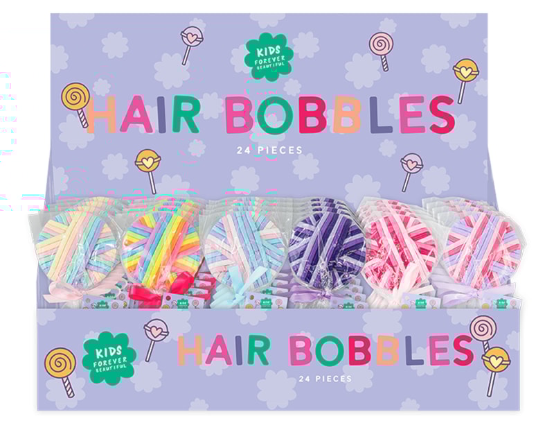 Wholesale Lollipop Hair Bobbles 24pk CDU