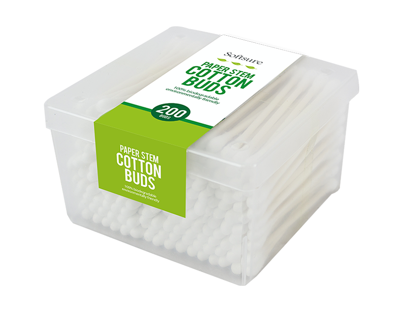 Wholesale Cotton Buds Paper Stems 200pk
