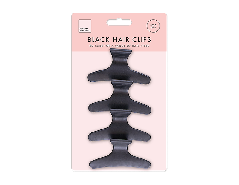 Wholesale Hair Clips 4pk