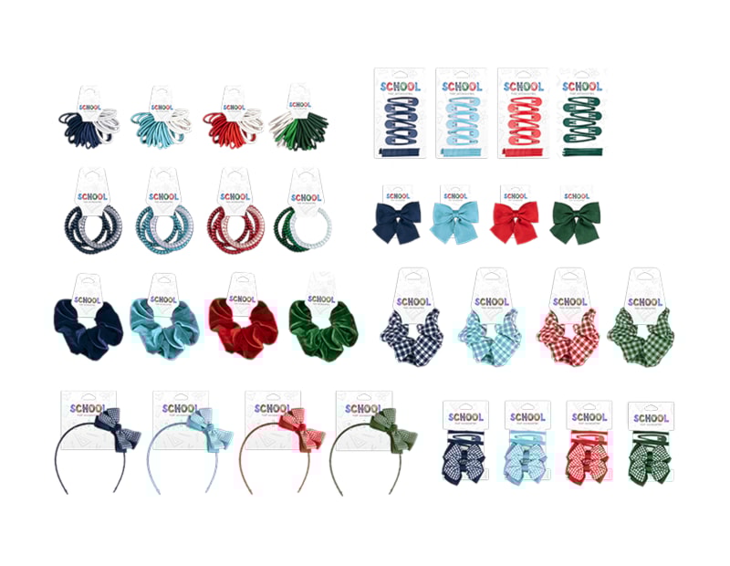 Wholesale Kids School Colours Hair Accessories FSDU Wholesale Kids School Colours Hair Accessories FSDU