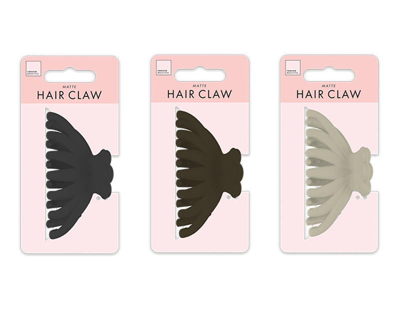 Wholesale Rounded Matte Hair Claw Clip