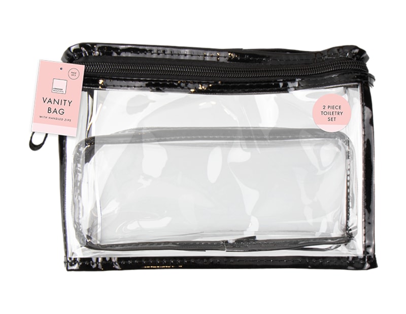 Wholesale PVC Vanity Bag 2pk Wholesale party supplies