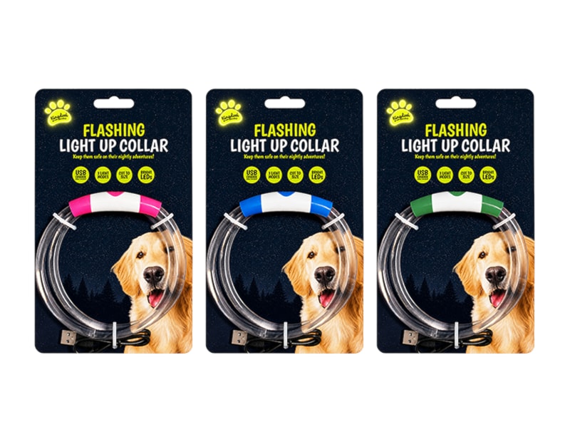 Wholesale Flashing Light Up Collar Wholesale Flashing Light Up Collar