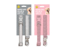 Wholesale Padded Nylon Collar and Lead Set