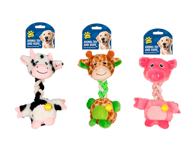 Wholesale Plush Animal Dog Toy With Rope Wholesale Plush Animal Dog Toy With Rope