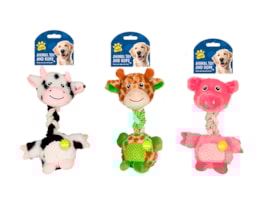 Wholesale Plush Animal Dog Toy With Rope