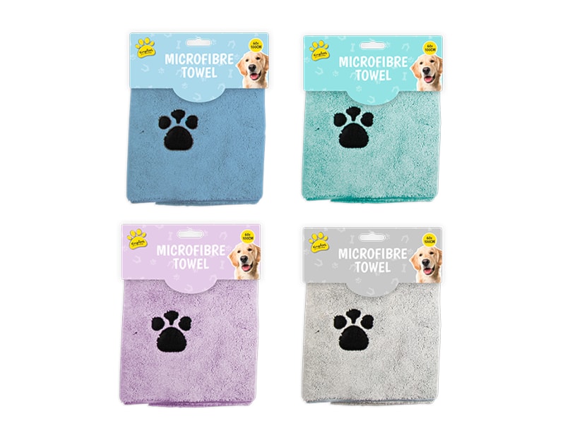 Wholesale Pet Microfibre Towel 60 x 100cm Wholesale Pet Microfibre Towel 60 x 100cm
