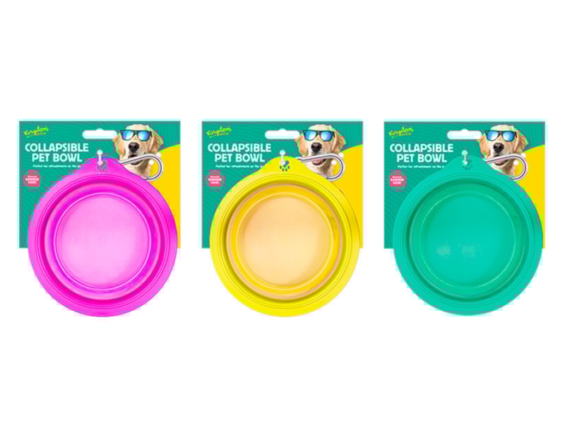 Wholesale Collapsible Pet Bowl With Clip 18cm Wholesale Collapsible Pet Bowl With Clip 18cm