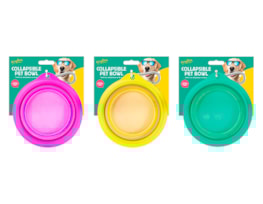 Wholesale Collapsible Pet Bowl With Clip 18cm