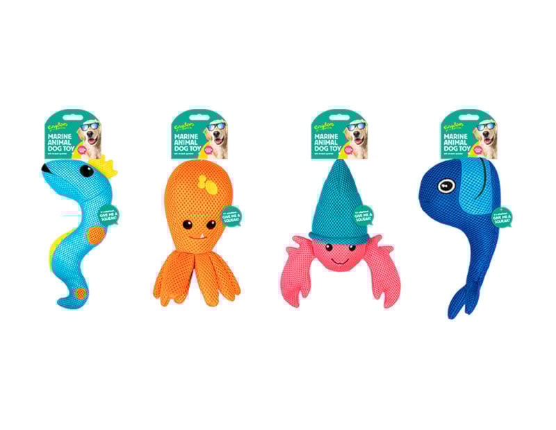 Whoelsale Marine Animal Plush Dog Toy Whoelsale Marine Animal Plush Dog Toy