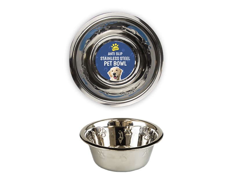 Wholesale Stainless Steel Anti Skid Pet Bowl 16cm Wholesale Stainless Steel Anti Skid Pet Bowl 16cm