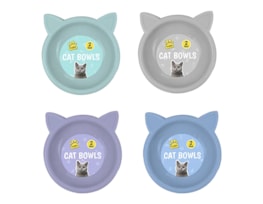 Wholesale Cat Bowls 2pk 17cm Wholesale Cat Bowls 2pk 17cm