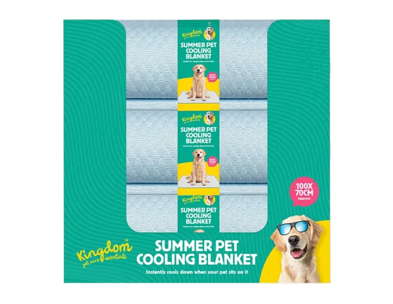 Wholesale Summer Pet Cooling Blanket 100 x 70cm CDU Wholesale Summer Pet Cooling Blanket 100 x 70cm CDU