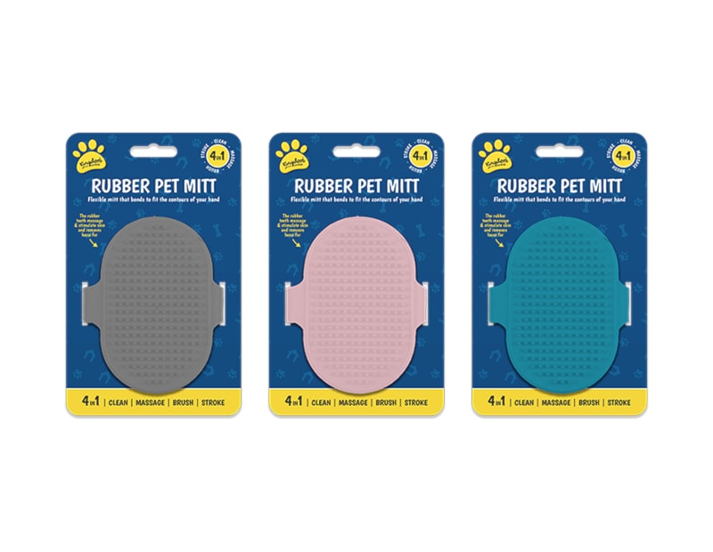 Wholesale 4-in1 rubber pet mitt Wholesale 4-in1 rubber pet mitt