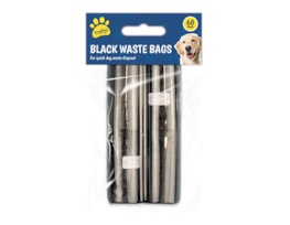 Wholesale Black Dog Poo Bags 60pk