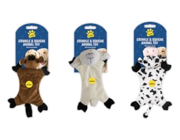 Wholesale Crinkle and Squeak Farm Animal Toy