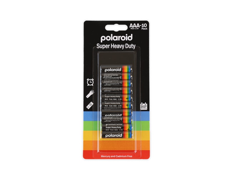 Wholesale POLAROID AAA HEAVY DUTY 10 PACK Wholesale POLAROID AAA HEAVY DUTY 10 PACK