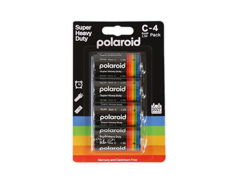Wholesale POLAROID C HEAVY DUTY 4 PACK Wholesale POLAROID C HEAVY DUTY 4 PACK