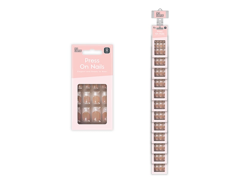 Wholesale Press On Nails 12pk With Clip Strip Wholesale Press On Nails 12pk With Clip Strip
