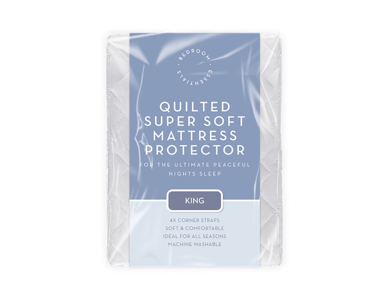 Wholesale Quilted Super Soft Mattress Protector - King Wholesale Quilted Super Soft Mattress Protector - King