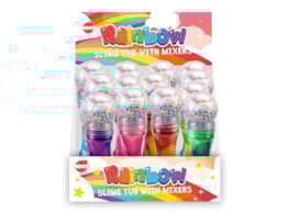 Wholesale Rainbow Slime Tub With Mixers CDU Wholesale Rainbow Slime Tub With Mixers CDU