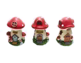 Wholesale Resin Mushroom House 17cm Wholesale Resin Mushroom House 17cm