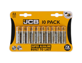 Wholesale JCB LR6/AA BATTERIES SUPER ALK 10PK Wholesale JCB LR6/AA BATTERIES SUPER ALK 10PK