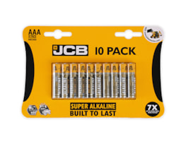 Wholesale JCB LR03/AAA BATTERIES SUPER ALK 10PK Wholesale JCB LR03/AAA BATTERIES SUPER ALK 10PK