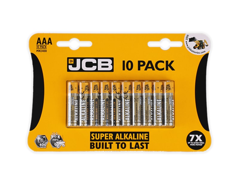 Wholesale JCB LR03/AAA BATTERIES SUPER ALK 10PK Wholesale JCB LR03/AAA BATTERIES SUPER ALK 10PK