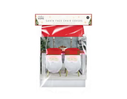 Wholesale Santa Face Chair Covers 2pk Wholesale Santa Face Chair Covers 2pk