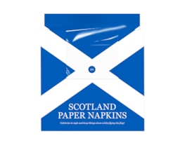 Wholesale Scotland Printed Paper Napkins 20pk CDU Wholesale Scotland Printed Paper Napkins 20pk CDU