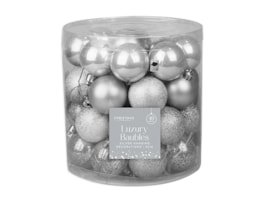 Wholesale Luxury assorted baubles 5cm - 40pk | Gem imports Ltd. Wholesale Luxury assorted baubles 5cm - 40pk | Gem imports Ltd.