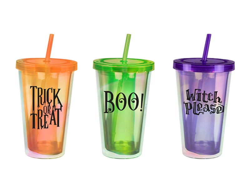 Wholesale Spooky Halloween Holographic Tumbler Wholesale Spooky Halloween Holographic Tumbler