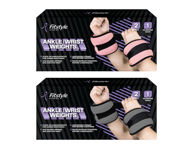 Wholesale Wrist/Ankle Weights 1KG 2pk Wholesale Wrist/Ankle Weights 1KG 2pk