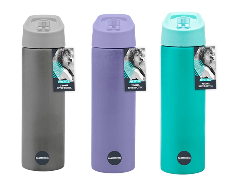 Wholesale Single Wall Aluminium Sipper Bottle 750ML Wholesale Single Wall Aluminium Sipper Bottle 750ML