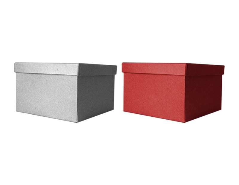 Wholesale Square Glitter Gift Boxes | Bulk Buy Christmas Gift Bags & Boxes Wholesale Square Glitter Gift Boxes