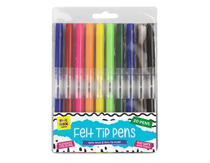 Wholesale Thick & Thin Felt Tip Pens