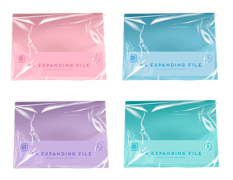 Wholesale Pastel A4 Expanding File Wholesale Pastel A4 Expanding File
