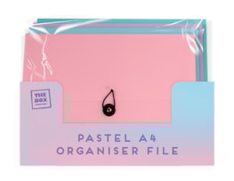 Wholesale Pastel A4 Organiser File CDU Wholesale Pastel A4 Organiser File CDU