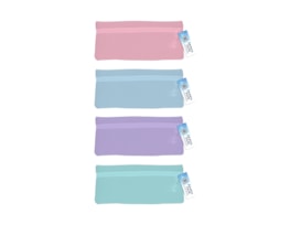 Wholesale Pastel Flat Pencil Case Wholesale Pastel Flat Pencil Case