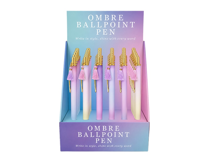 Wholesale Ombre Barrel Pen CDU Wholesale Ombre Barrel Pen CDU