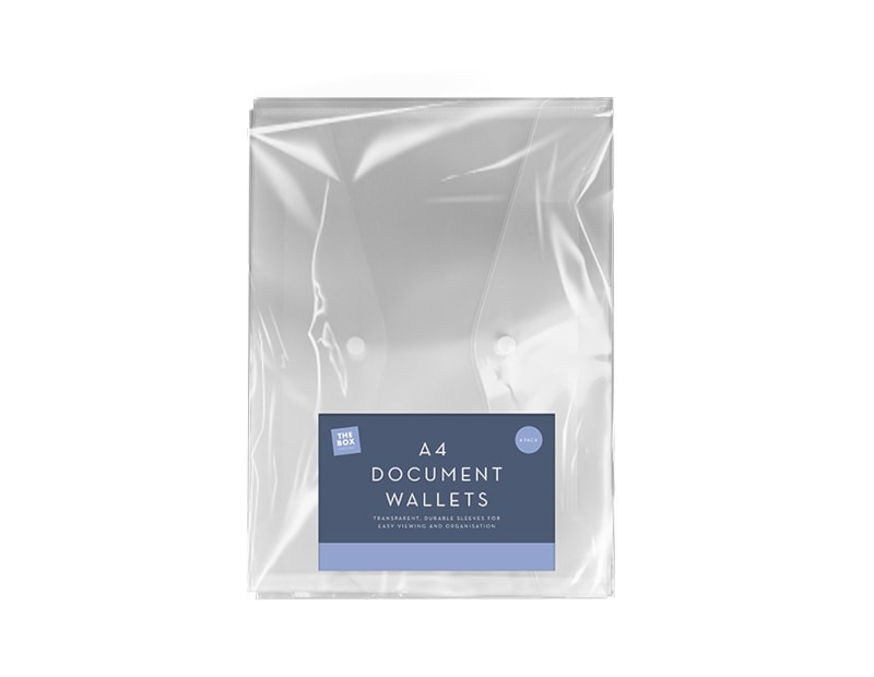 Wholesale A4 Clear Document Wallets 4pk Wholesale A4 Clear Document Wallets 4pk