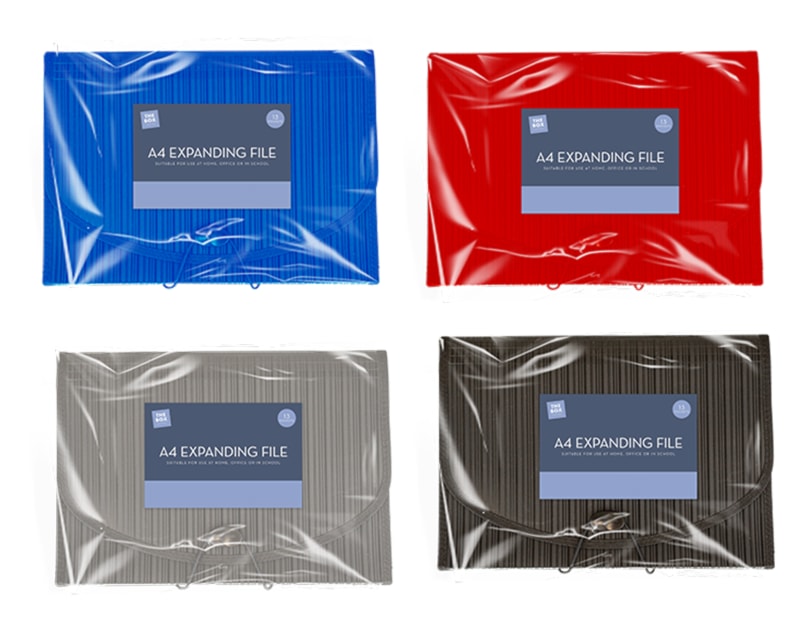 Wholesale A4 Expanding File - 13 Pockets Wholesale A4 Expanding File - 13 Pockets